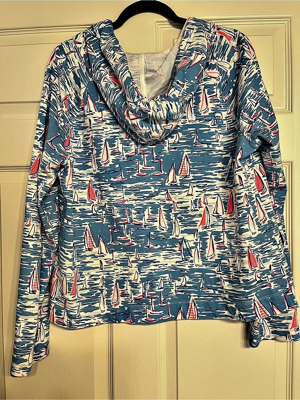 Lilly Pulitzer Boatylicious Hoodie Women's Printed Hooded Top - Picture 2 of 2